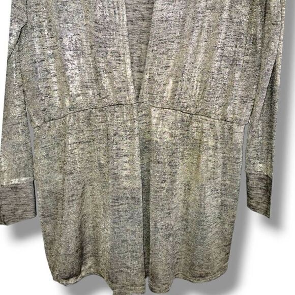 Pins Needles Womens Romper Sz Medium Gold Open Back Shiny Dressy Barbie Hallowee - Picture 6 of 11